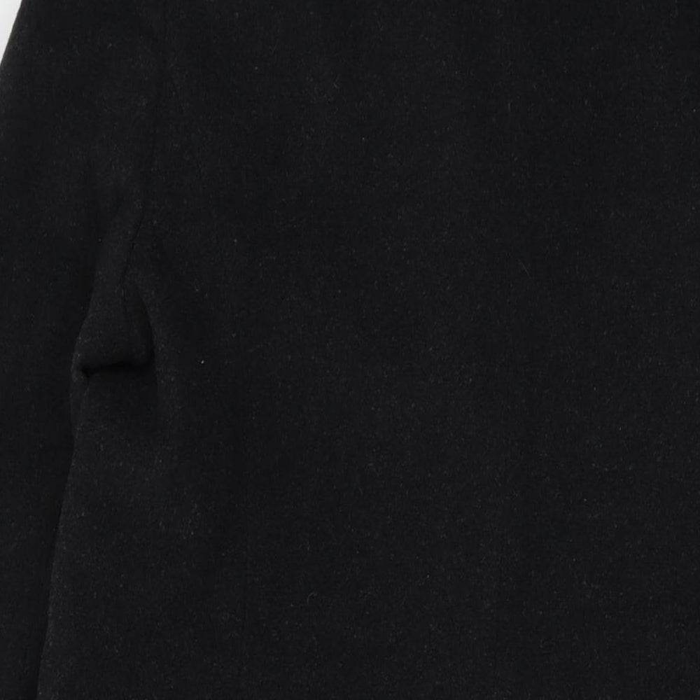 Pinta Womens Grey Overcoat Coat Size 14 Button