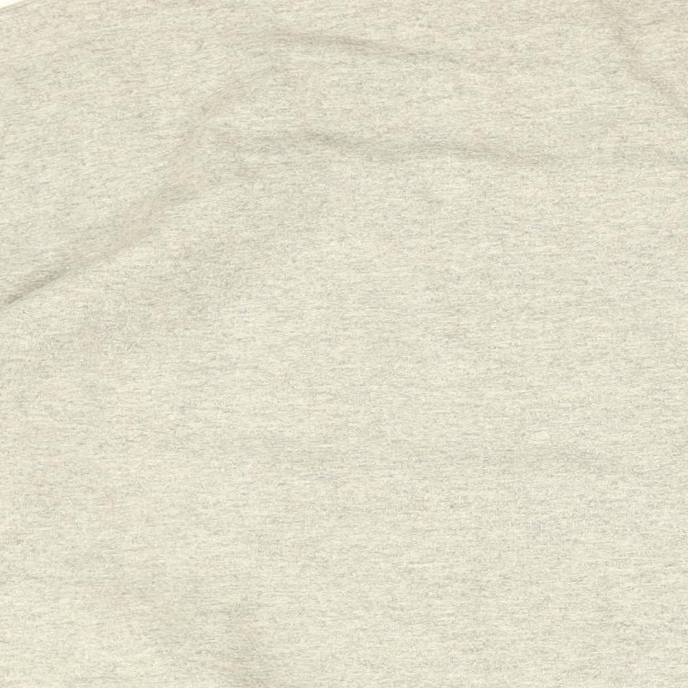 ELF Womens Grey Cotton Pullover Sweatshirt Size L Pullover - Elf, Santa's Coming!