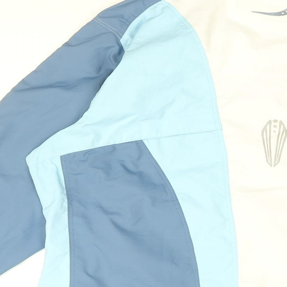 Saucony Womens Blue Jacket Coat Size S Zip