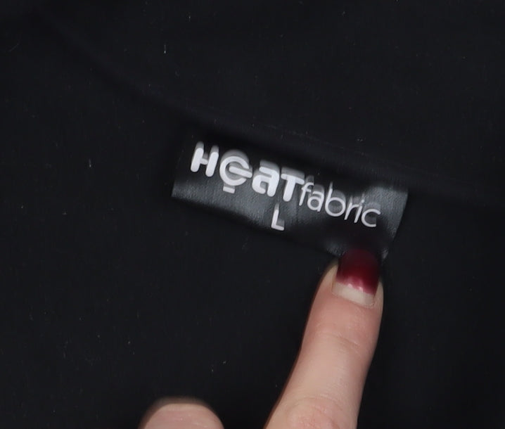 HEATfabric Black Fleece Waistcoat Size L