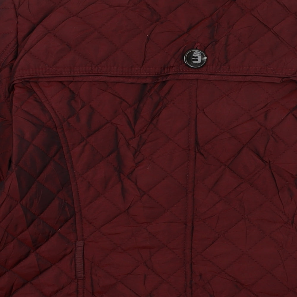 Vince Camuto Womens Red Jacket Size L Zip - Vintage