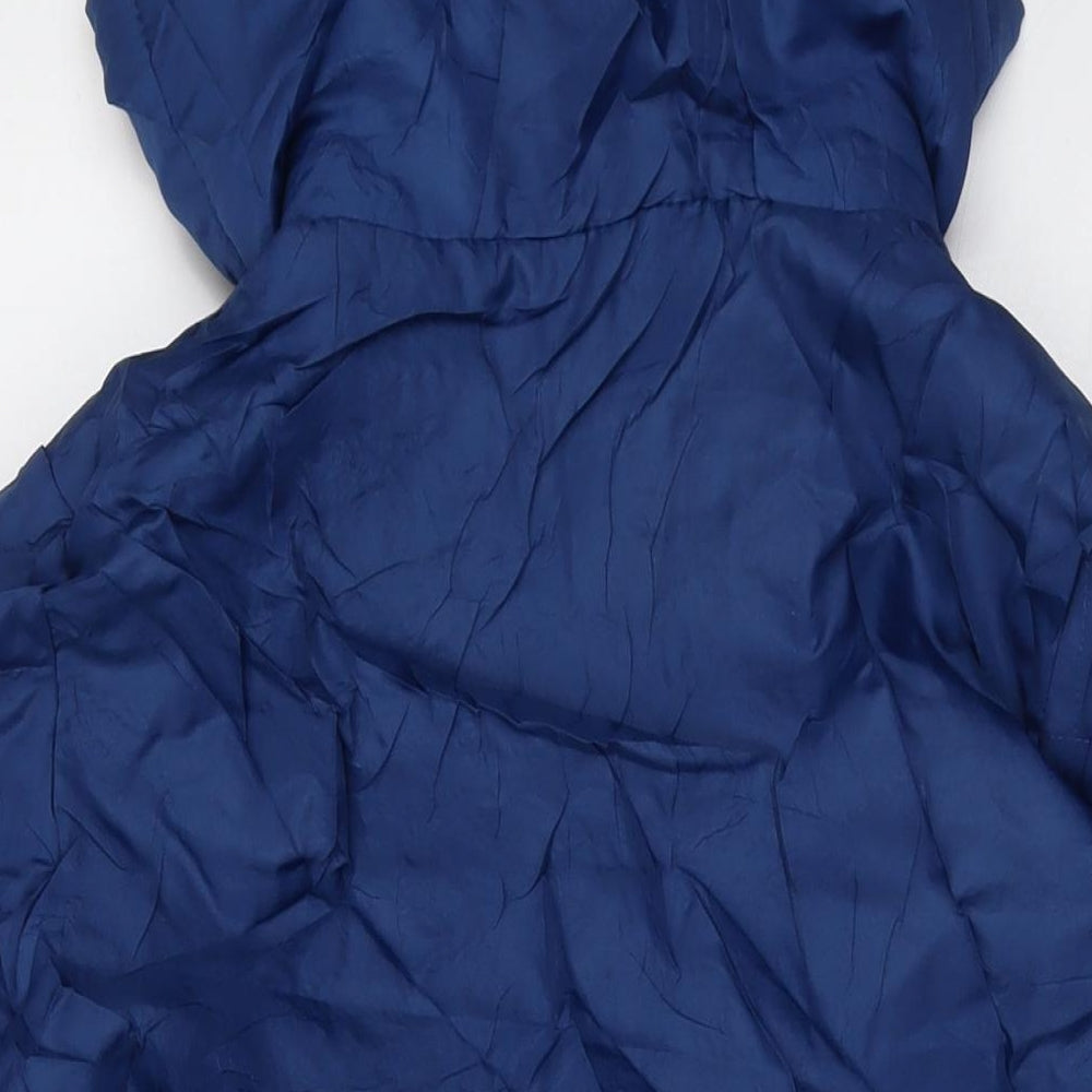 Anna de Lancay Womens Blue Jacket Size S Zip