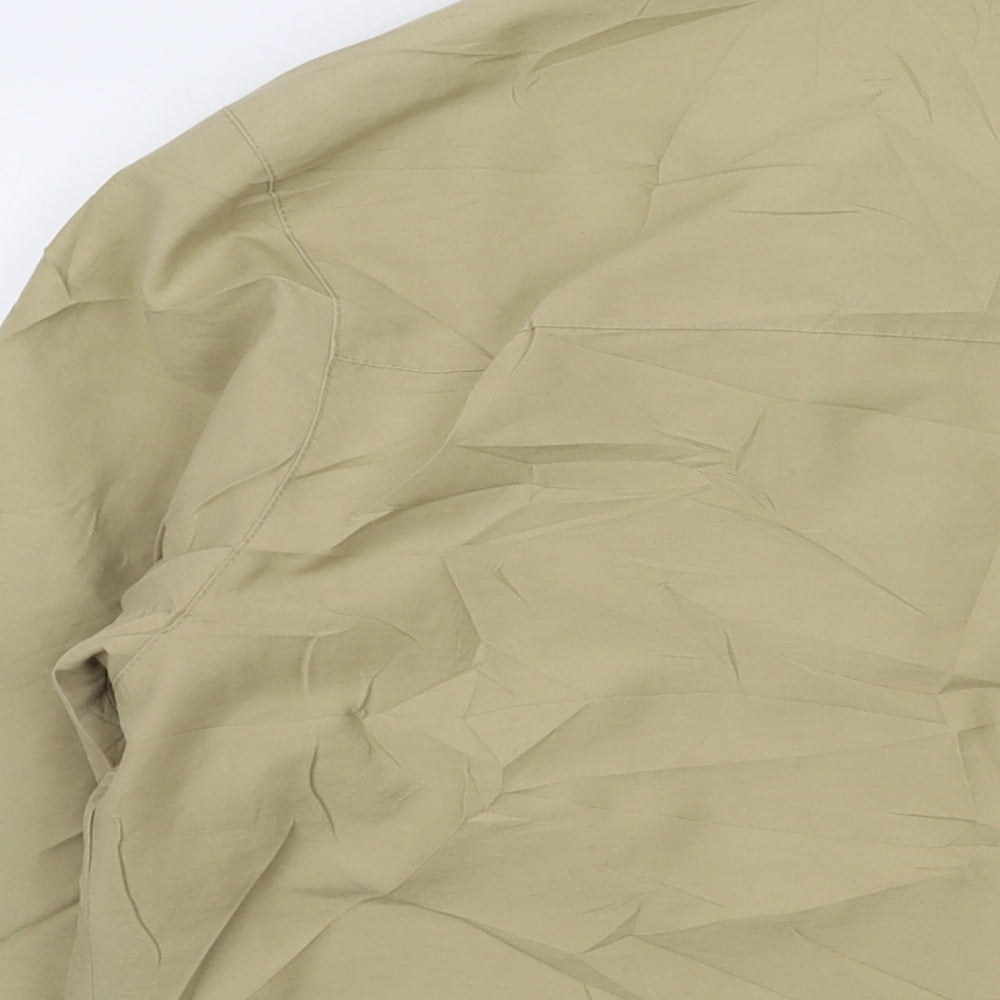 Debenhams Mens Beige Jacket Size M Zip - Vintage