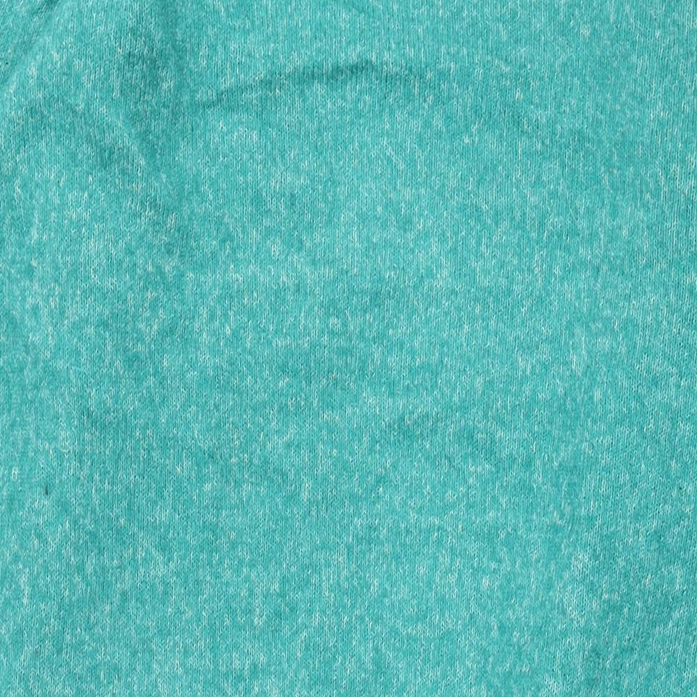 Y.A.S Womens Blue V-Neck Nylon Cardigan Jumper Size XL