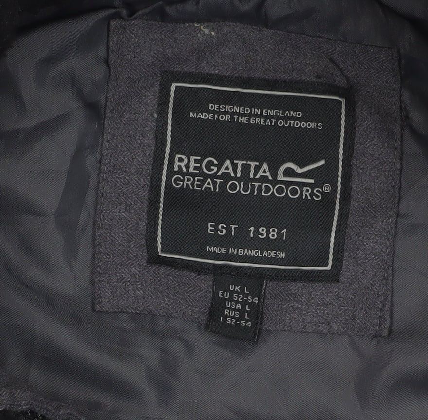 Regatta Black Insulated Puffer Waistcoat - Men's Size L