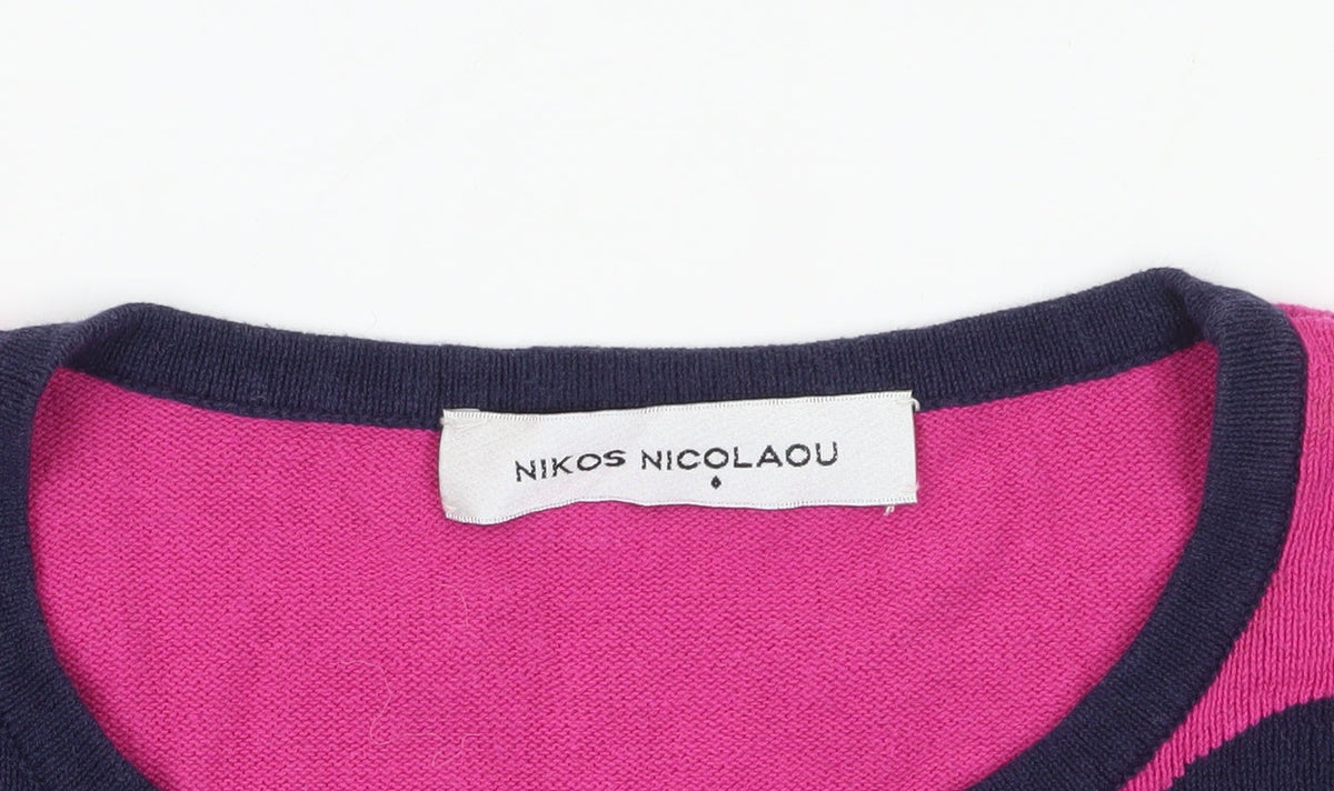 Nikos Nicolaou Multicoloured Polka Dot Jumper M