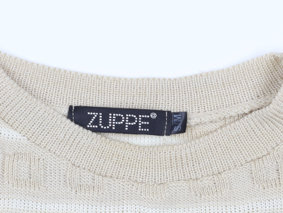 Zuppe Multicoloured Striped Pullover Jumper Size S