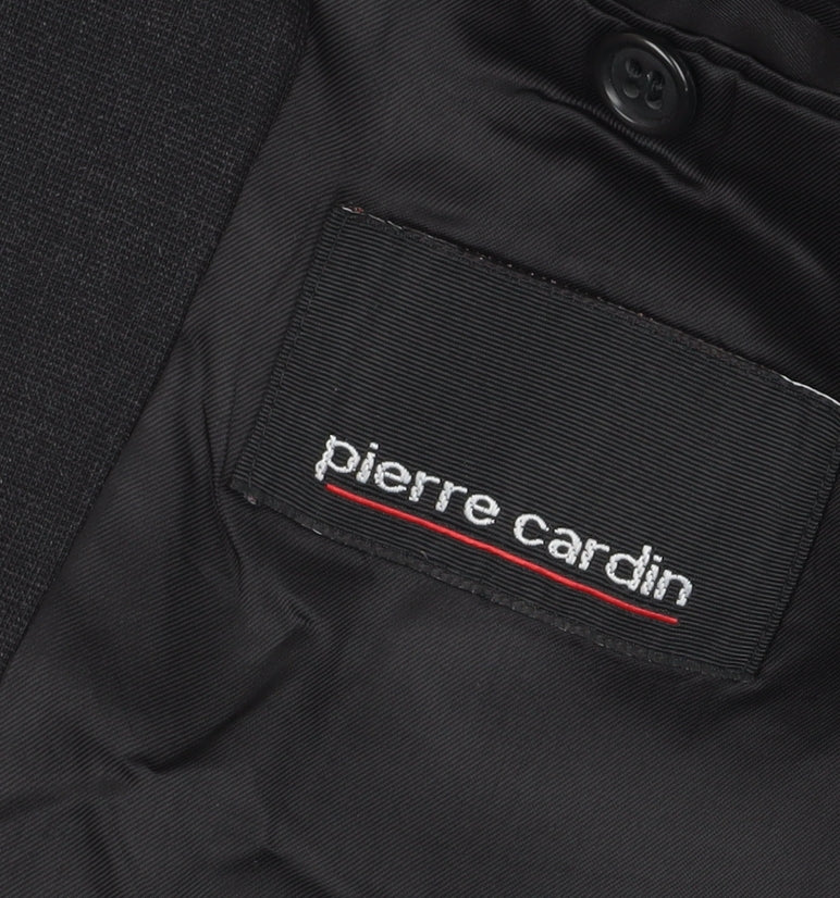 Pierre Cardin Black Wool Blazer, Size 40, Formal Men's Jacket
