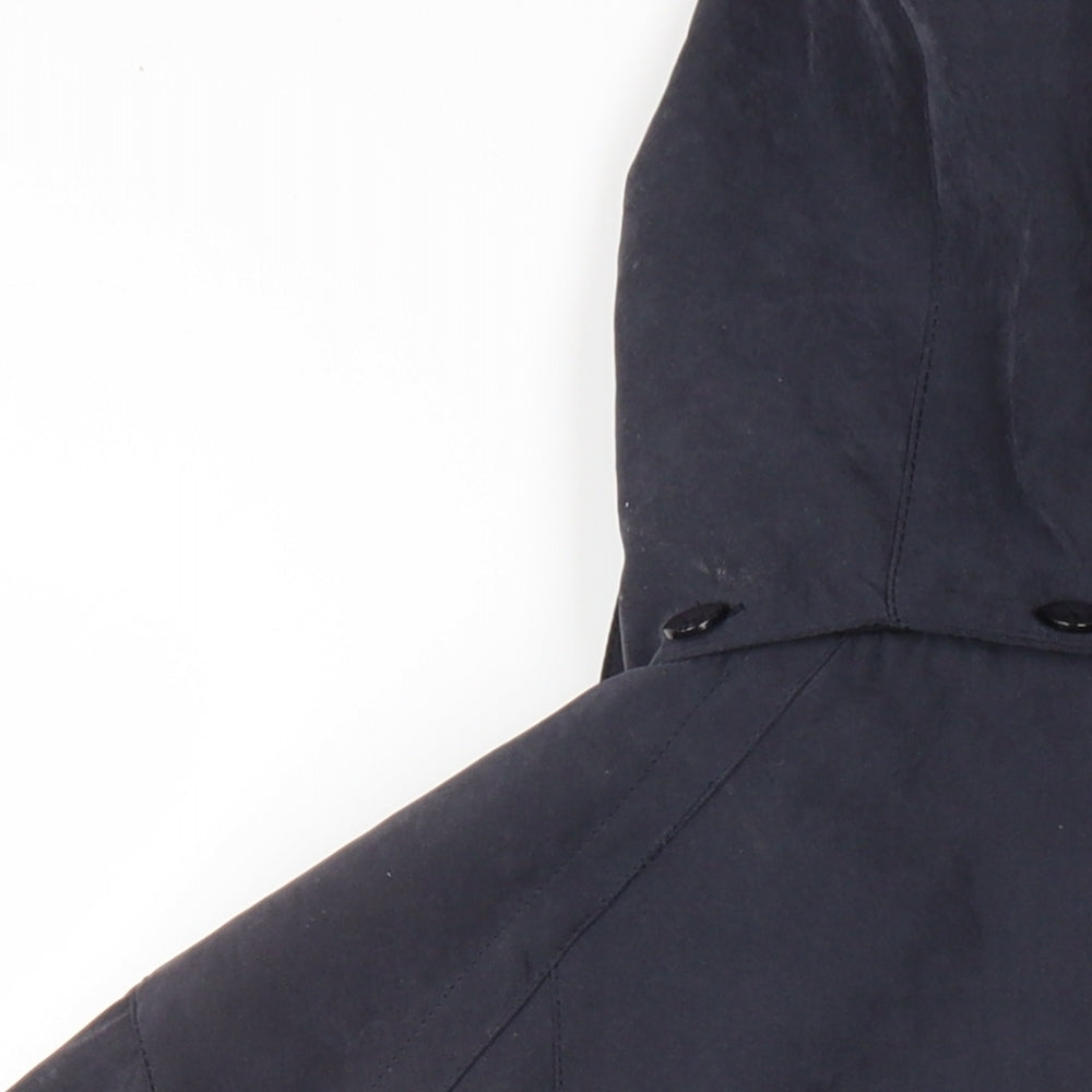 Eliza Gray Womens Grey Jacket Coat Size 12 Zip