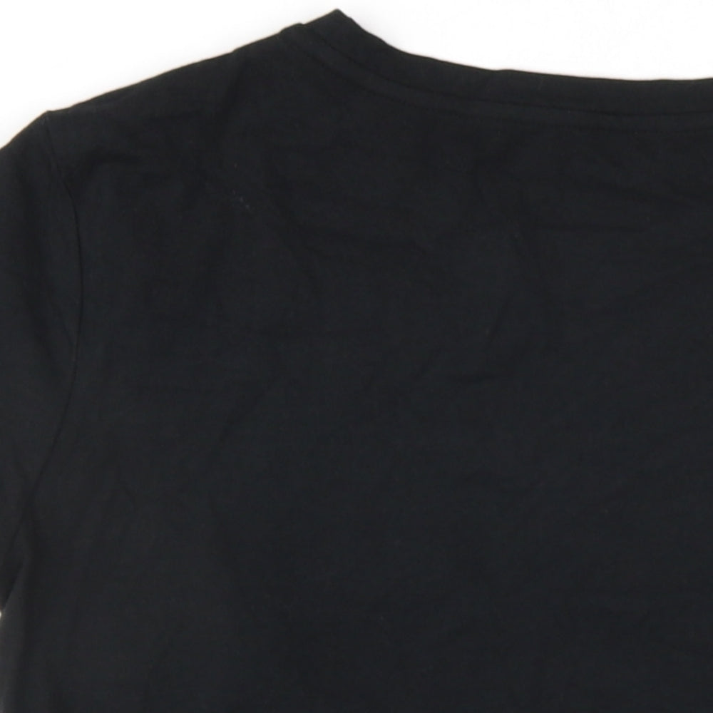 Slipknot Womens Black Cotton Basic T-Shirt Size XS Round Neck