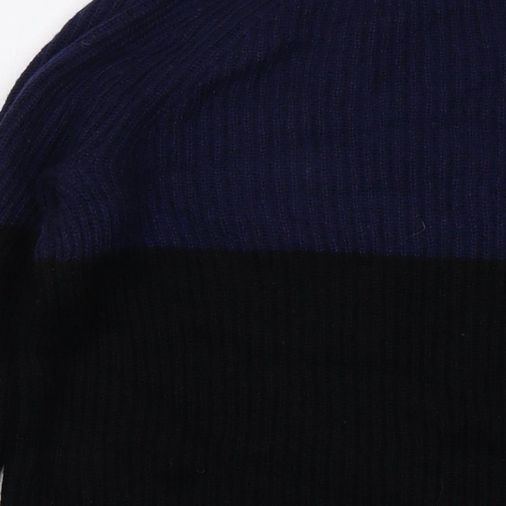 Gap Womens Blue Roll Neck Mohair Pullover Jumper Size 2XS
