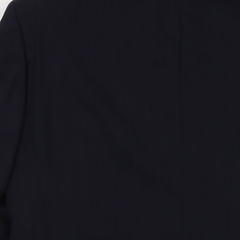 Marks & Spencer Mens Black Wool Jacket Suit Jacket Size 40 Regular