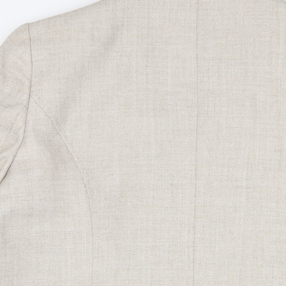 EWM Womens Grey Jacket Blazer Size 18 Hook & Eye
