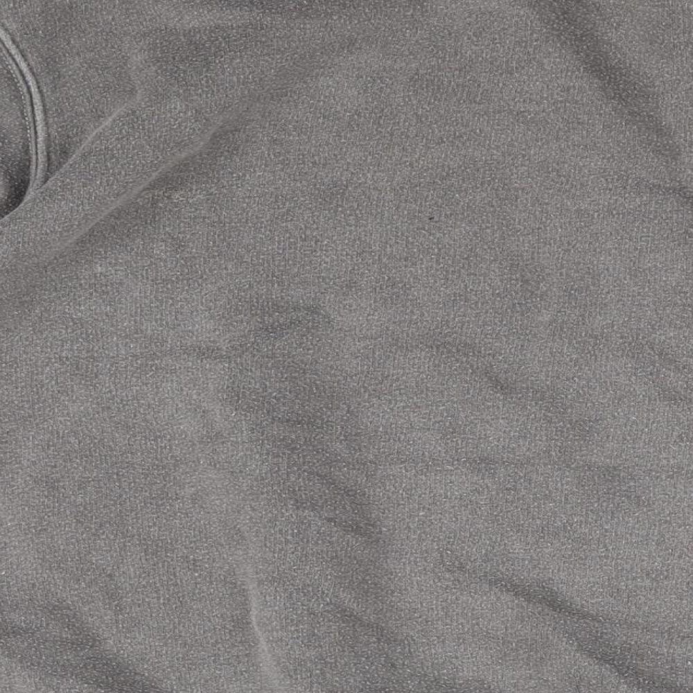 PRETTYLITTLETHING Womens Grey Cotton Pullover Sweatshirt Size M Pullover