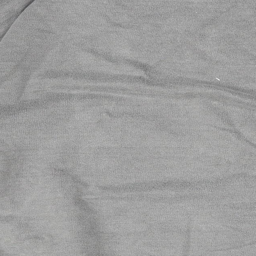 PRETTYLITTLETHING Womens Grey Cotton Pullover Sweatshirt Size S Pullover