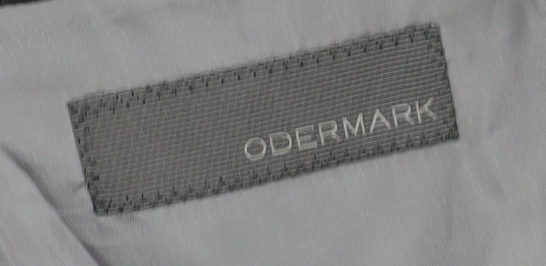 Odermark Men's Black Wool Blazer, Size 44, Regular Fit