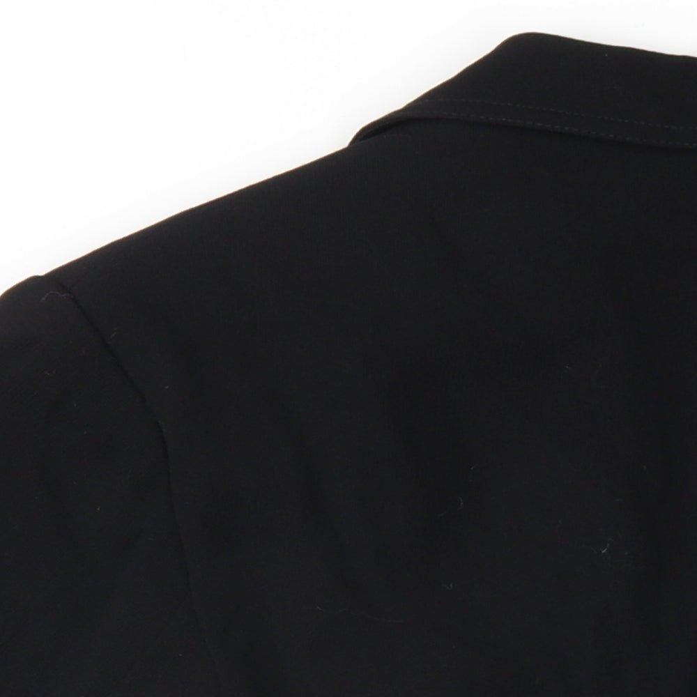 Gerard Darel Womens Black Wool Jacket Blazer Size 14