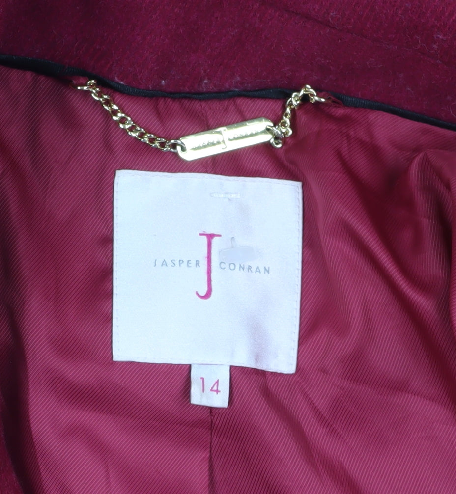 Jasper Conran Women's Red Overcoat Size 14