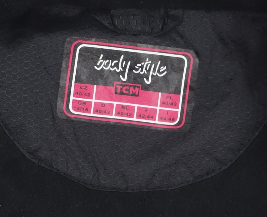 TCM Women's Black Windbreaker Jacket Size 14