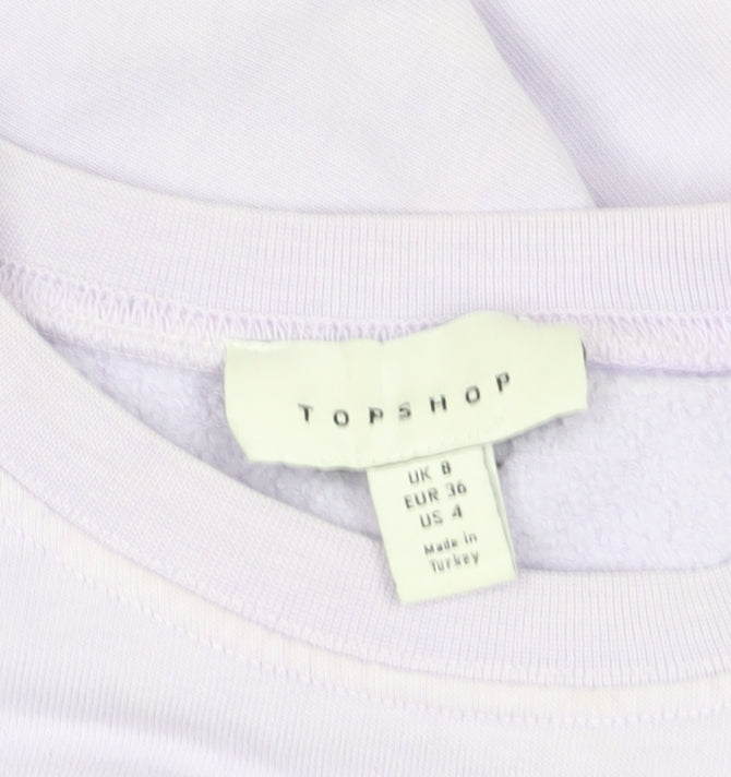 Topshop Women's Ivory Pullover Sweatshirt Size 8