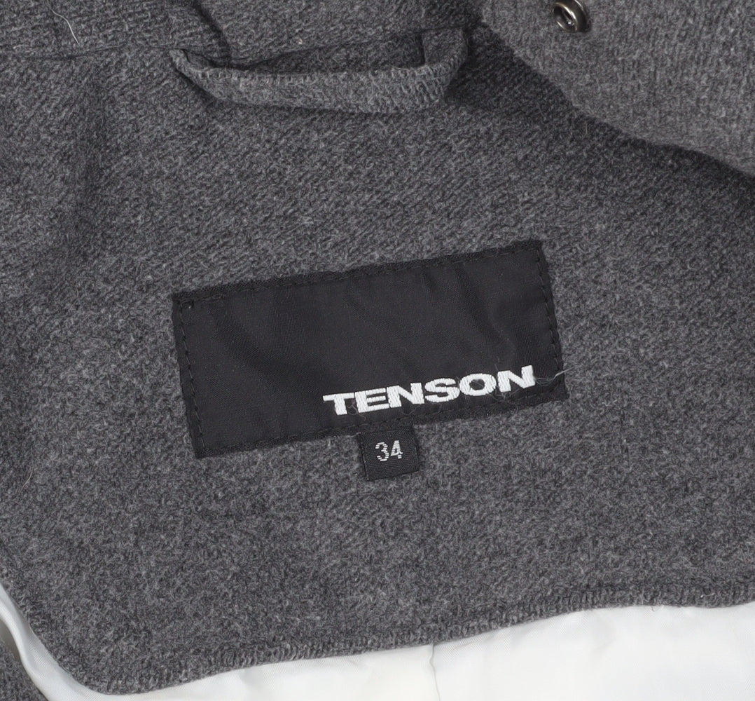 Tenson Women's Grey Parka Jacket Waterproof Size 6