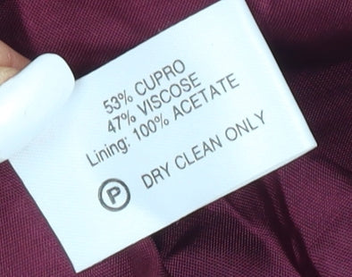 Monsoon Women's Purple Coat Size 14 Formal Wear