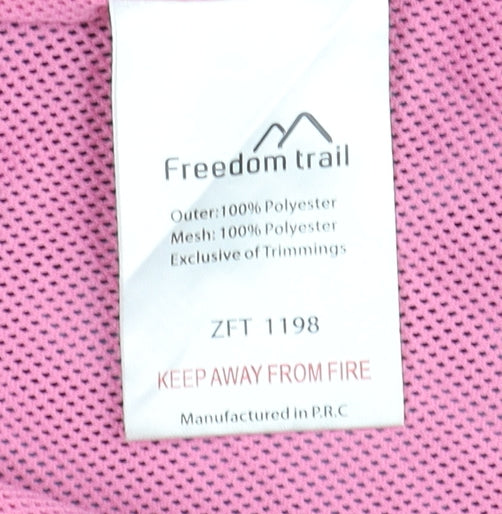 Freedom Trail Women's Blue Rain Coat Jacket Size 4