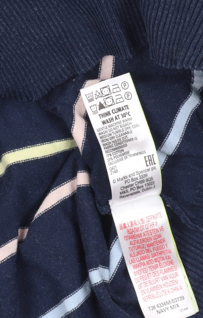 Marks & Spencer Women's Striped Jumper L Multicoloured