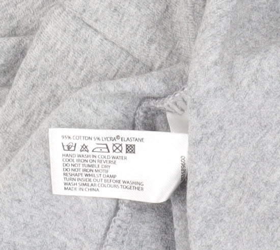 John Richmond Grey T-Shirt Women’s Size 12 Casual