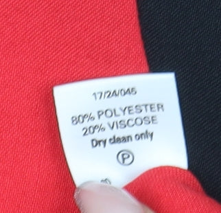 Opus Women's Red Cropped Jacket Size 12