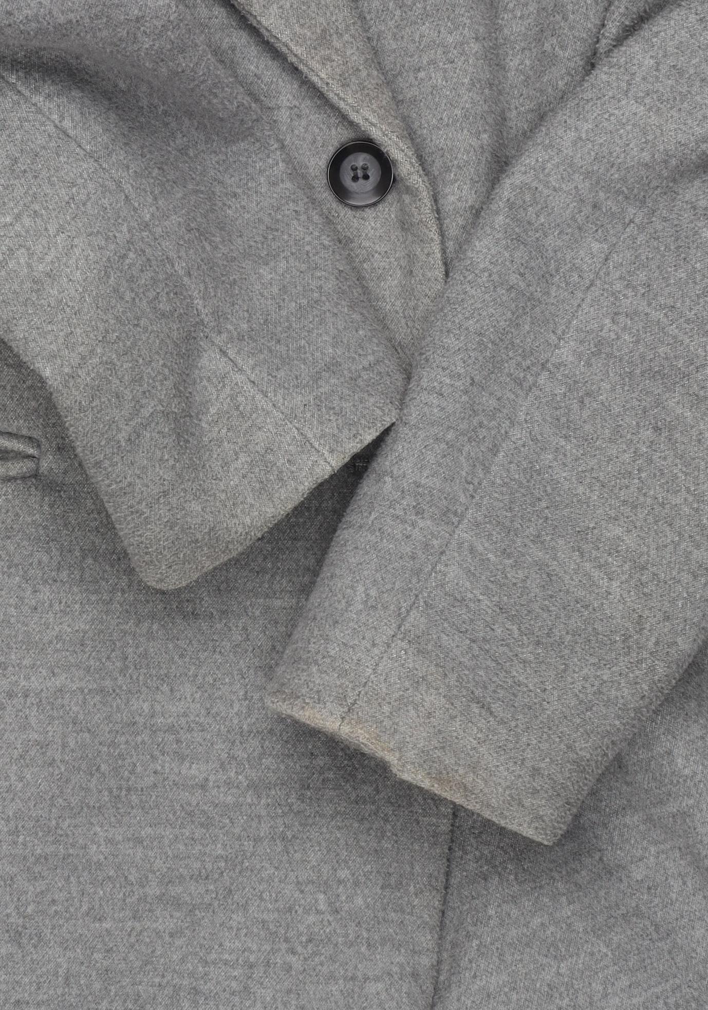 New Look Women's Grey Pea Coat, Size 12, Classic Style