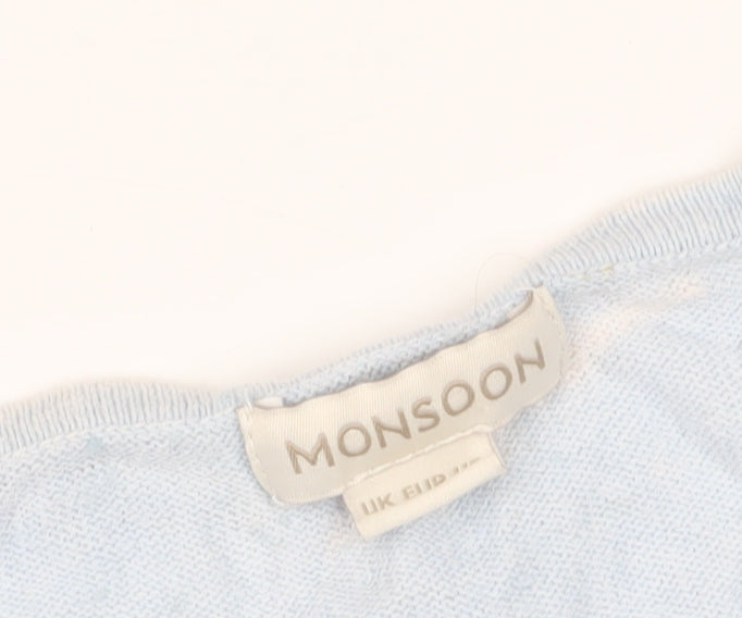Monsoon Women's Blue Winter Pullover Jumper Size 8