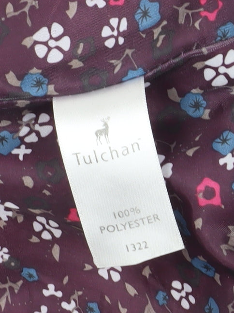 Tulchan Women's Purple Quilted Waistcoat, S