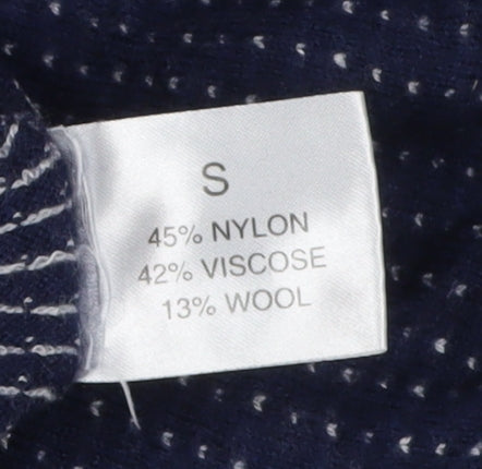 Dickins & Jones Women's Blue Striped Jumper - S