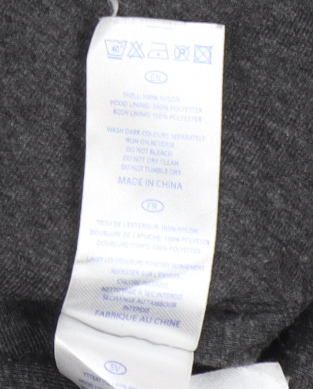 VOJ Jeans Women's Black Parka Jacket Size 12