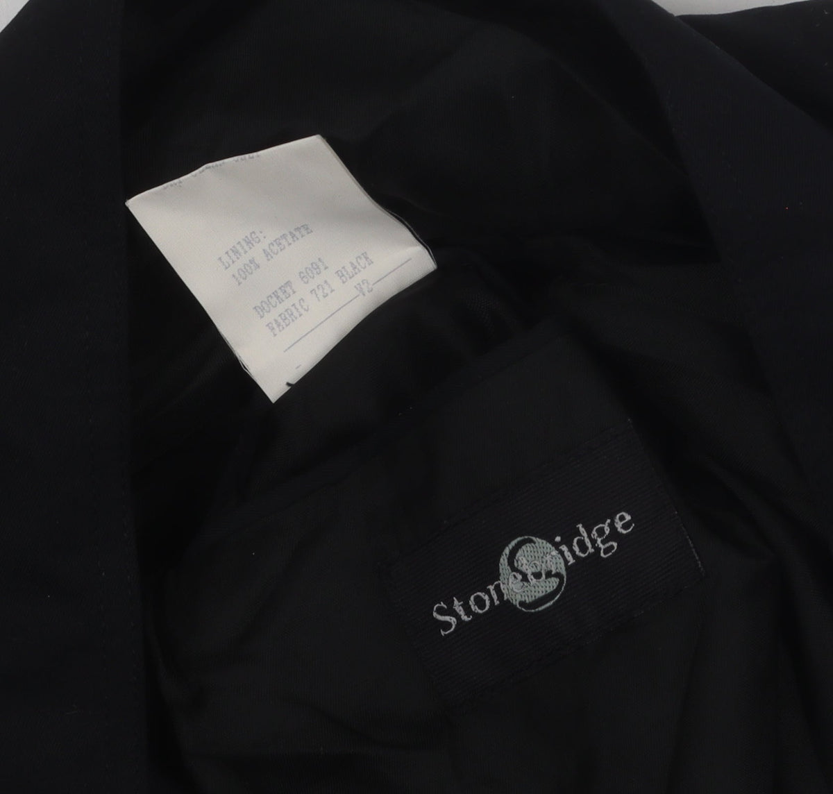 Stonebridge Men's Black Button Jacket M