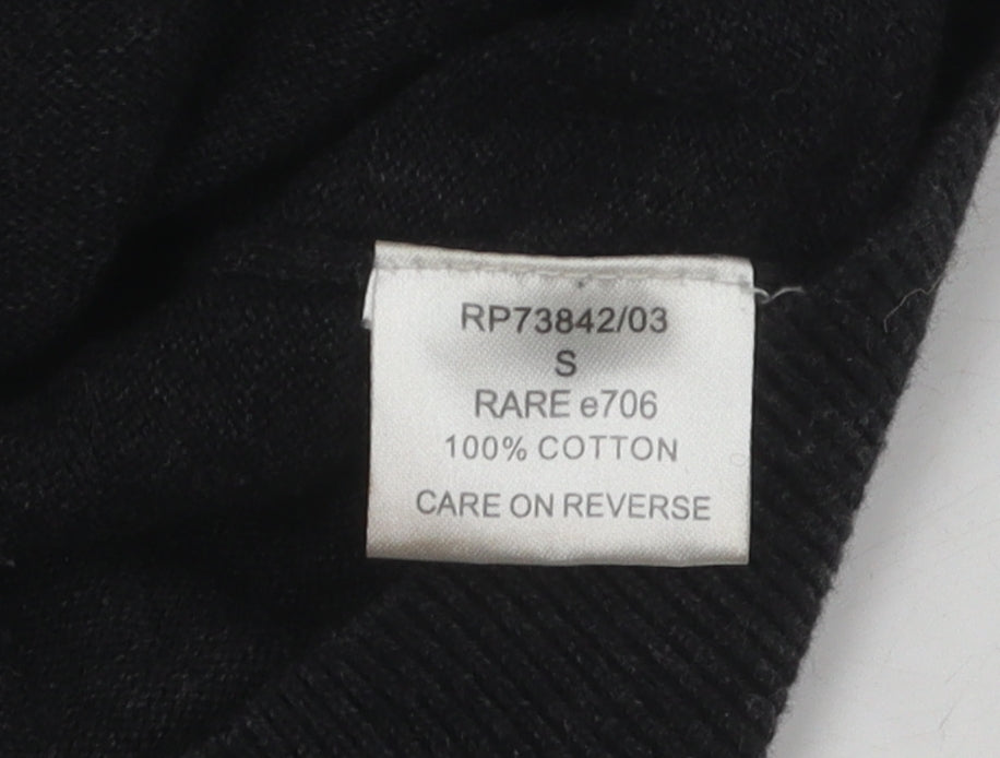Ringspun Women's Black S Pullover Jumper