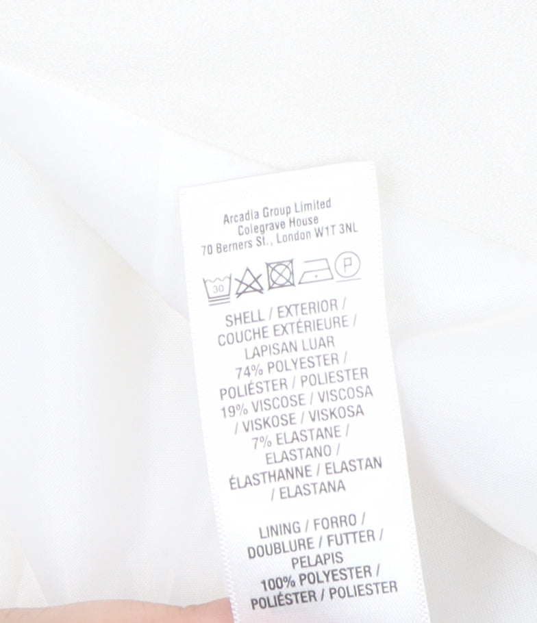 Wallis Women's Ivory Long Sleeve Blazer