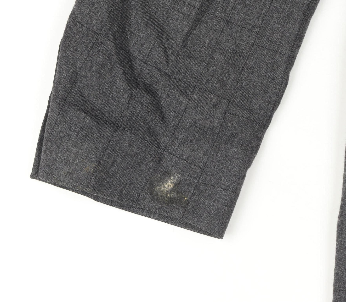 Marks & Spencer Men's Grey Check Blazer Size 42