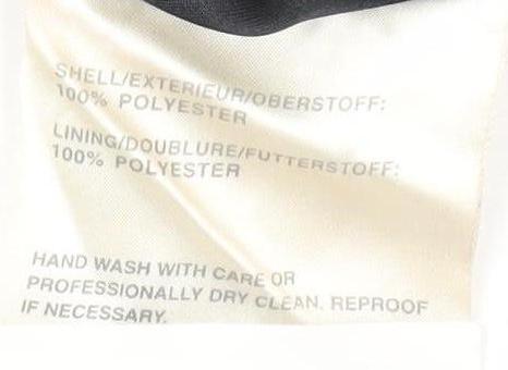 Four Seasons Women's Black Rain Coat M Mid-Length