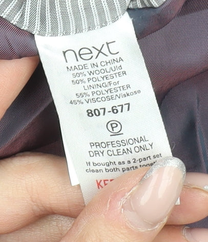 Next Men's Grey Blazer 40R Regular Fit Formal