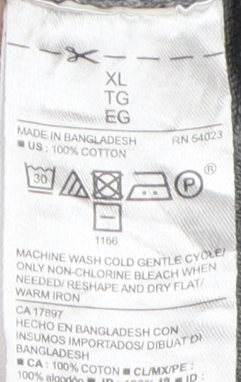 Old Navy Women's Grey Cardigan XL 100% Cotton