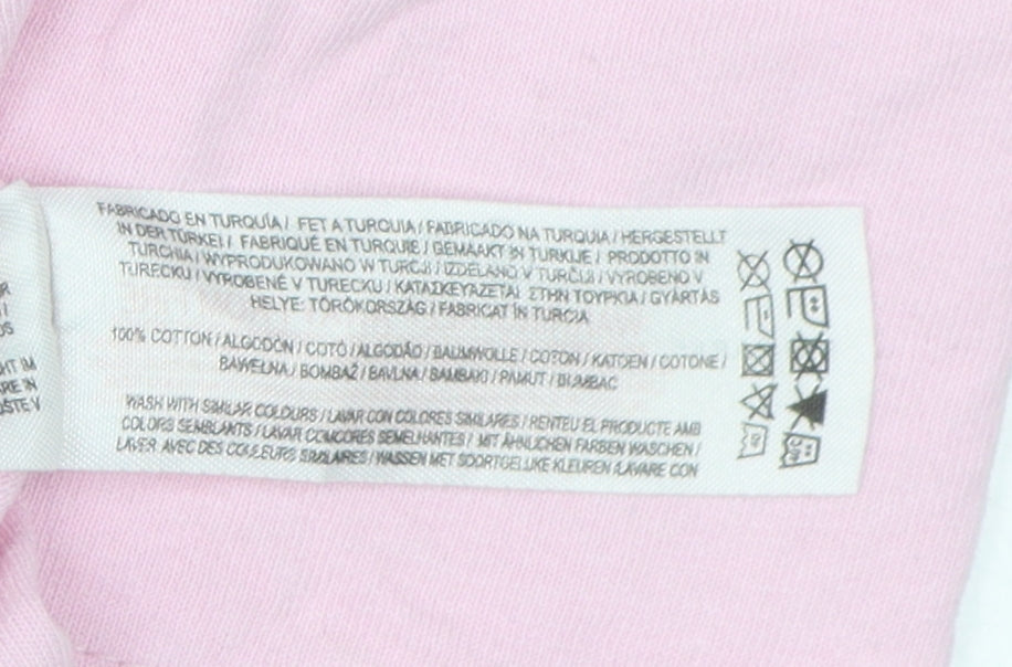 Keith Haring Pink Cropped T-Shirt M Unisex Adults