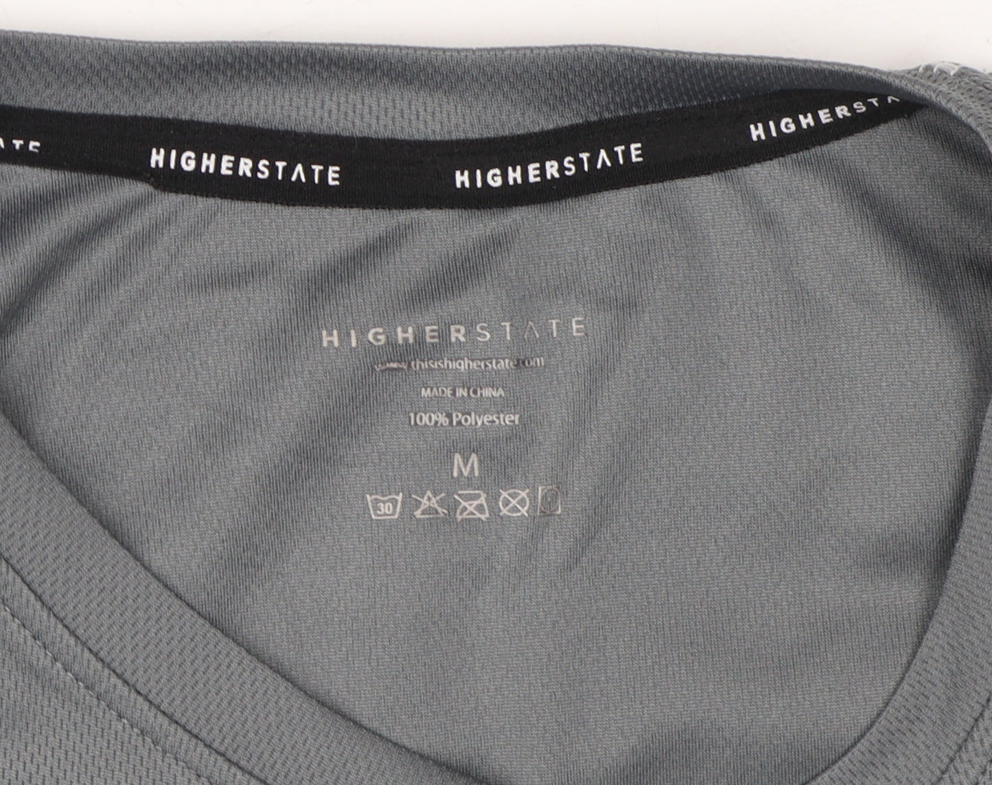 Higher State Grey Athletic T-Shirt Unisex M