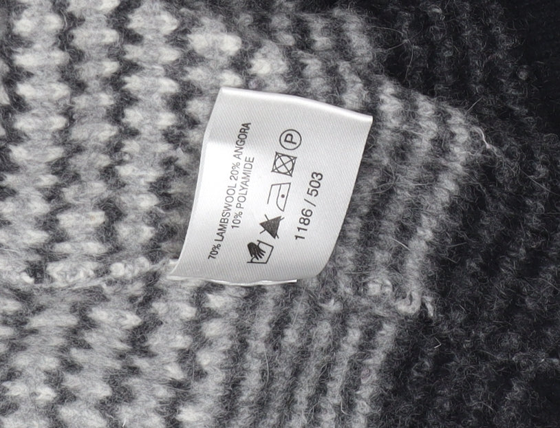 East Women's Grey Collared Cardigan Size 10