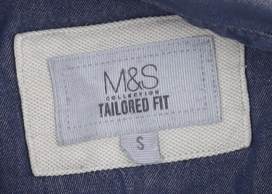 Marks & Spencer Men's Beige Slim Fit Polo Shirt S