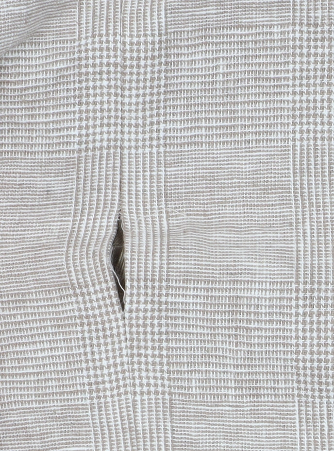 Marks & Spencer Men's Beige Check Blazer, 44L