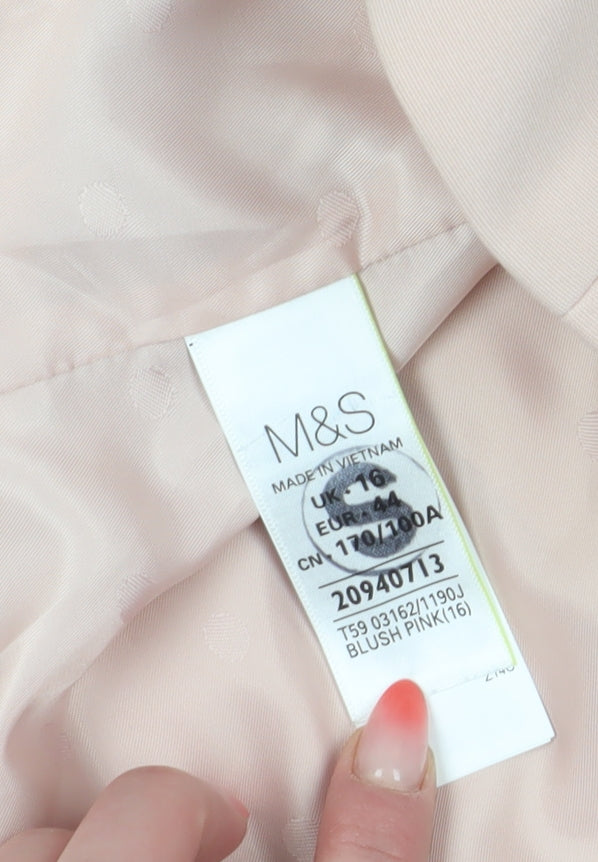 Marks & Spencer Women’s Ivory Blazer, Size 16