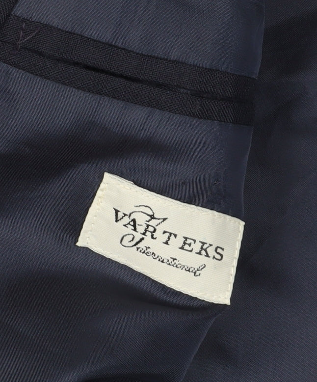 Varteks Men's Blue Blazer Size 40R for Formal Wear