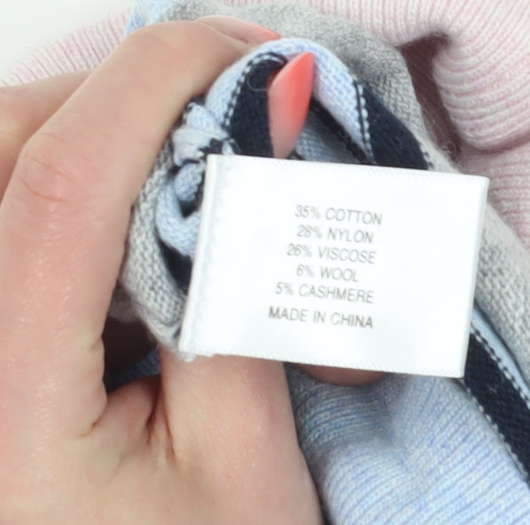Country Casuals Women's Multicoloured Striped Pullover Jumper S